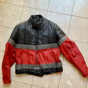 VINTAGE REX MARSEE BELL MEN'S RACING LEATHER BIKER JACKET